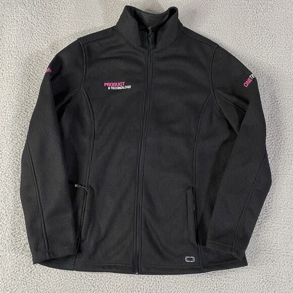 T Mobile Product & Technology Jacket Womens 2XL XXL Black Zip Employee Work - Picture 1 of 12